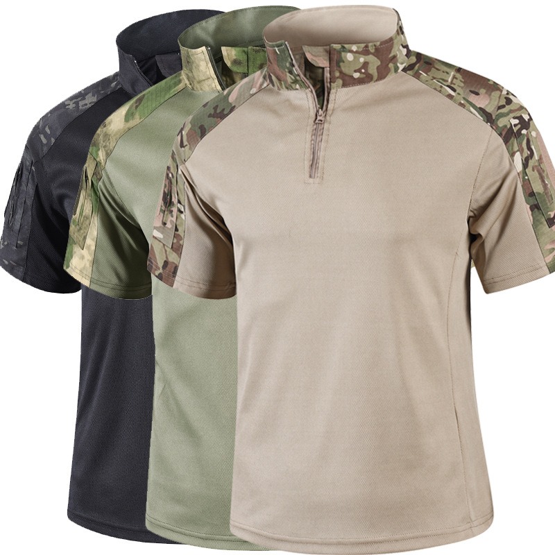 Outdoor Hunting T Shirts - Camisa táctica de camuflaje de verano