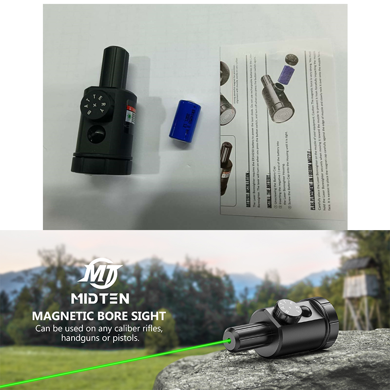 Laser Boresighter Kit - Kit de puntero láser verde con