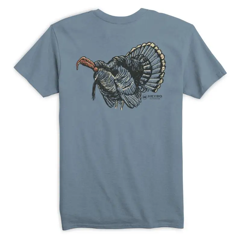 Outdoor Hunting T Shirts - Heybo Outdoors Hunting Longbeard Turkey Camiseta