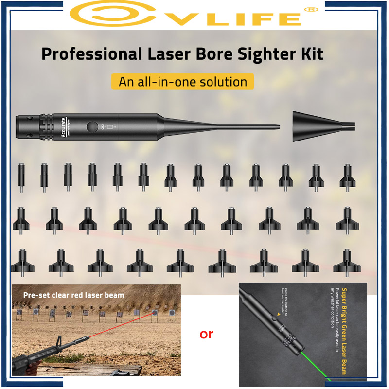 Laser Boresighter Kit - Kit de mira láser profesional CVLIFE
