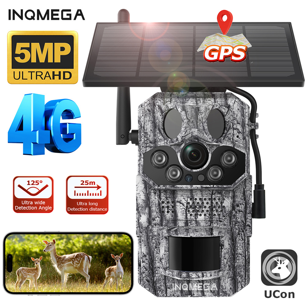 Outdoor Hunting Video Camera - INQMEGA4G 2K 5MP PIR movimiento activado