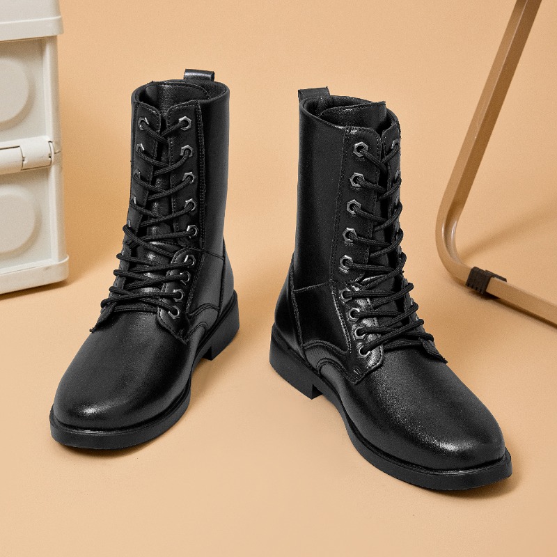 Outdoor Hunting Boots For Men - Botas de Cuero de Caña Alta