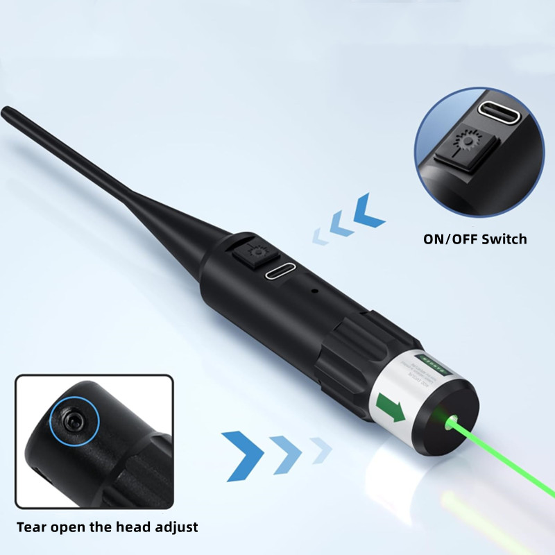 Laser Boresighter Kit - Kit de encendedor láser rojo, 64