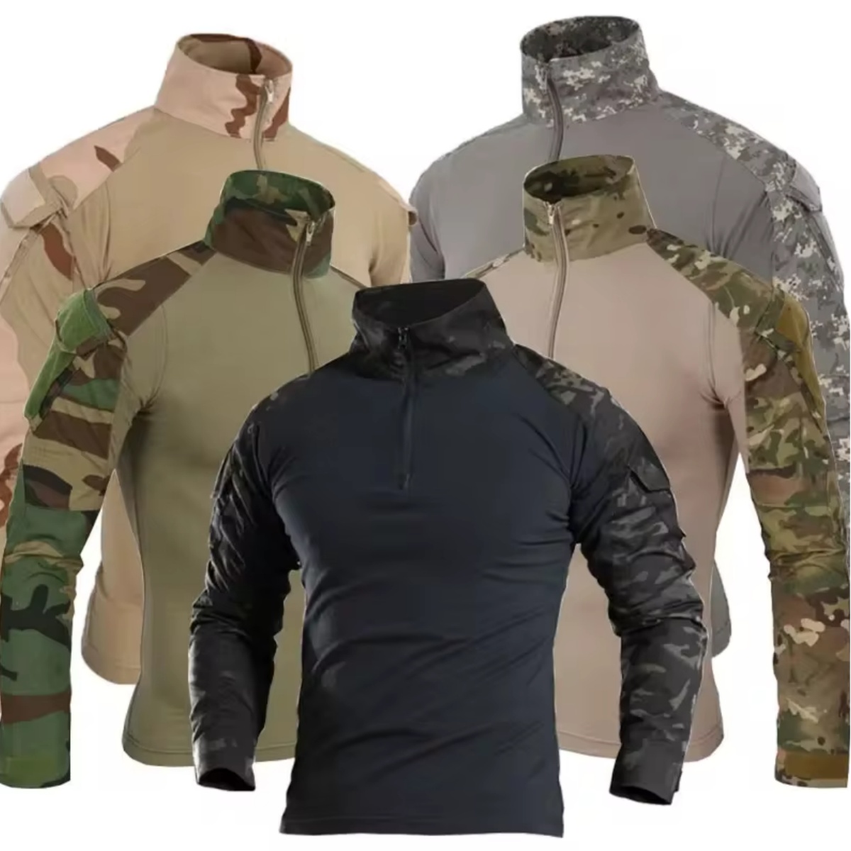 Outdoor Hunting T Shirts - Camiseta táctica para senderismo al aire
