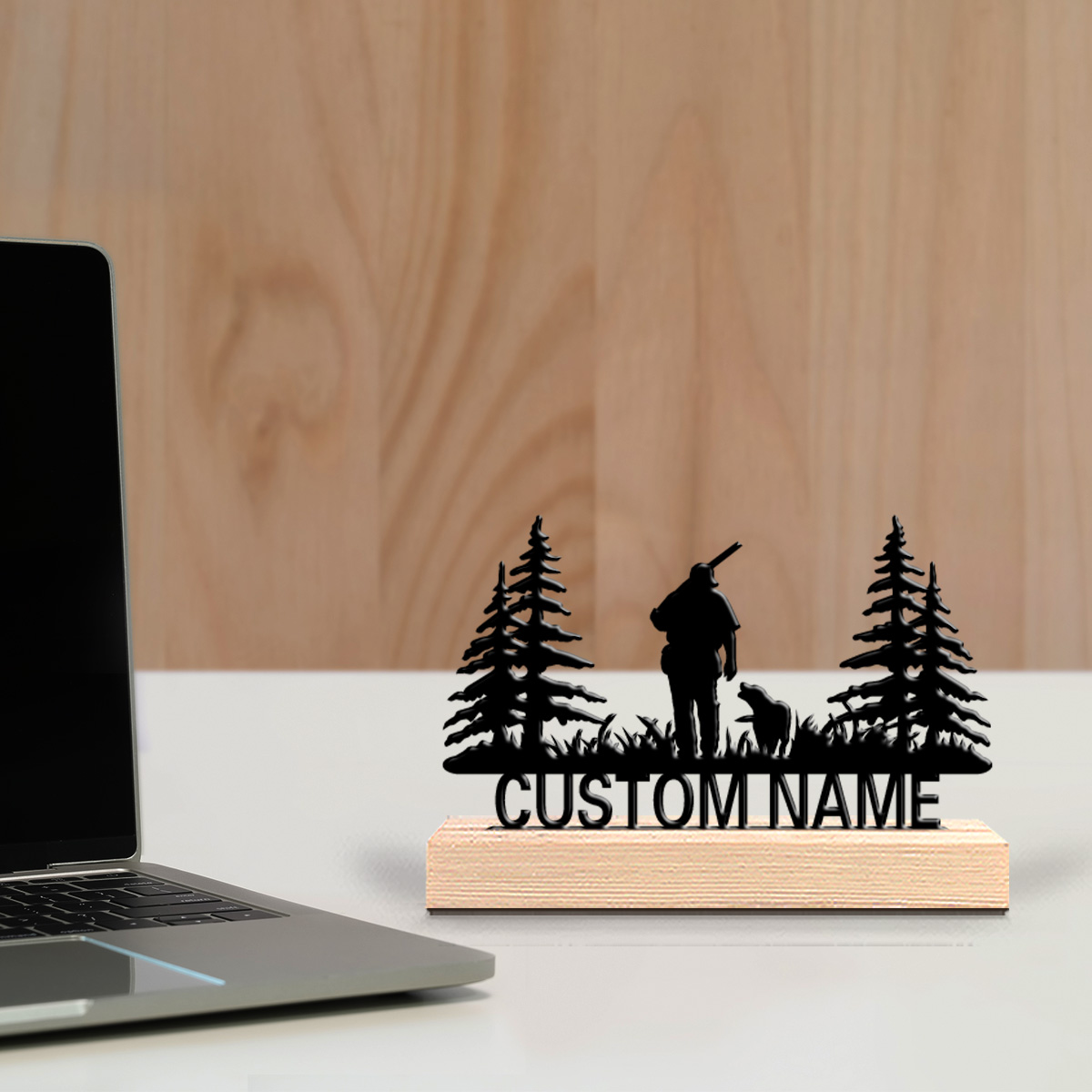 Estatua Metálica Personalizada - Hunting Outdoor Christmas Decorations reseña y precio