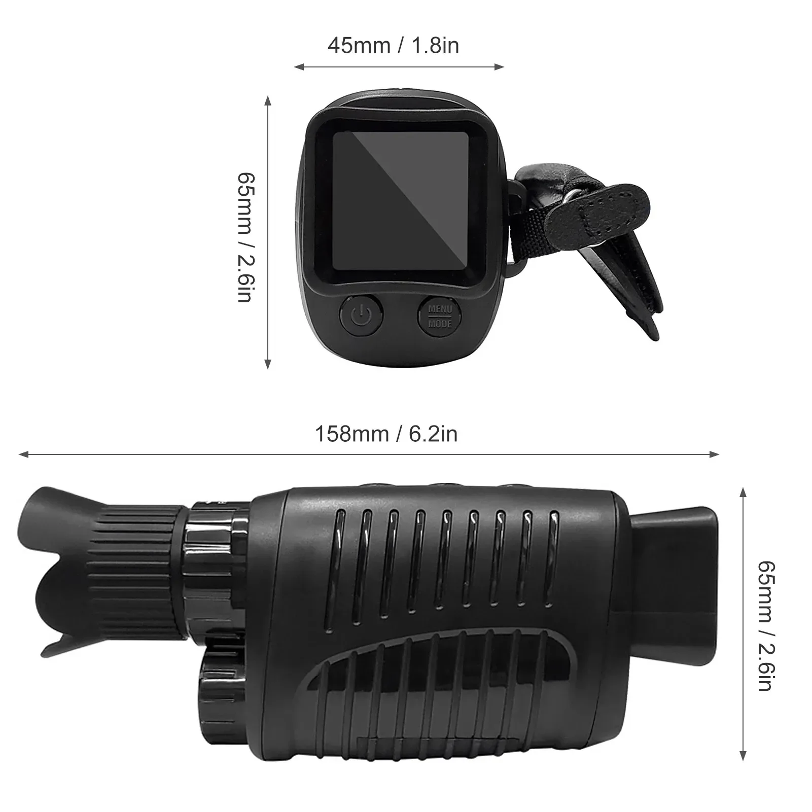Monocular con Cámara de Visión - Outdoor Hunting Video Camera reseña y precio