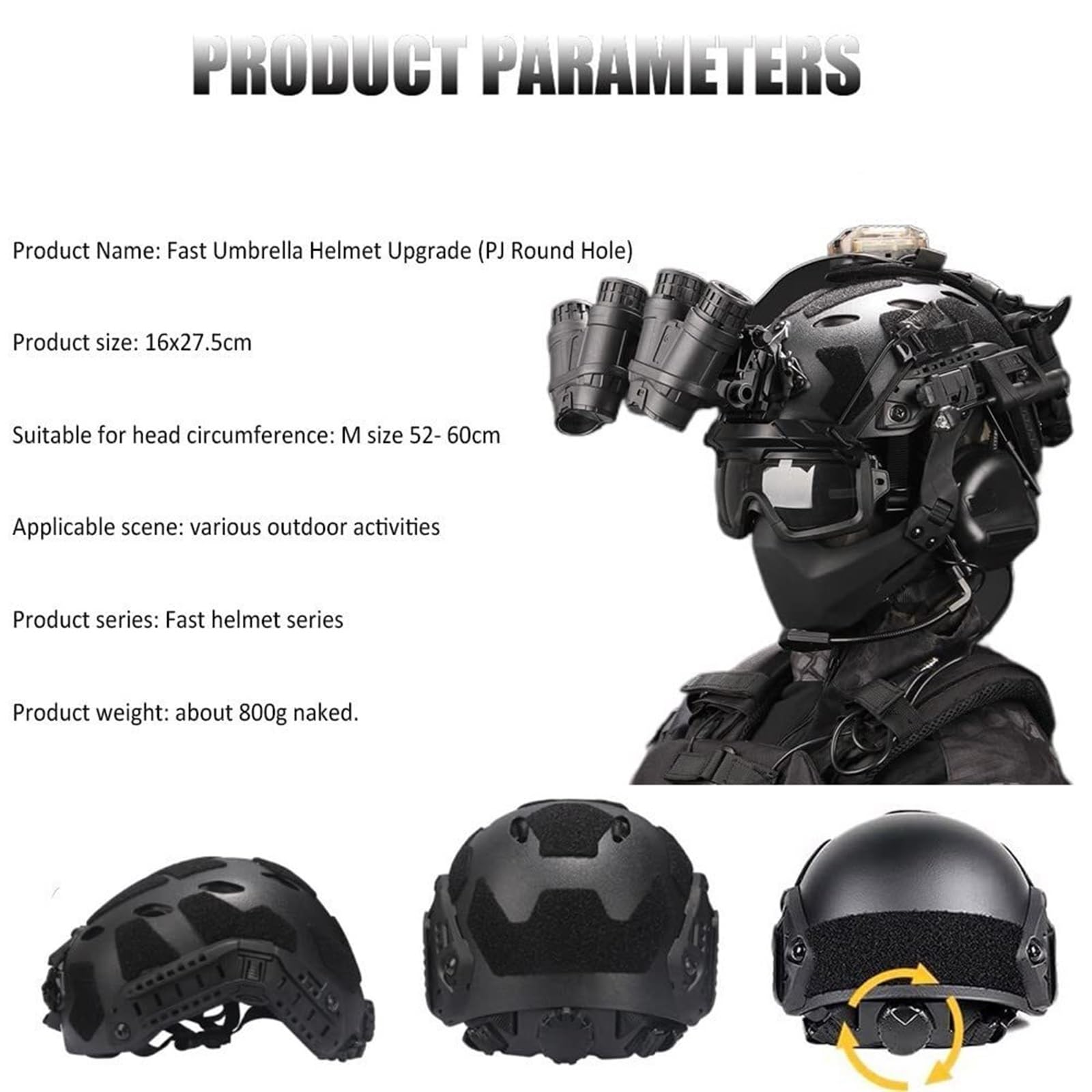 Set de Casco Airsoft con Auric - Outdoor Hunting Movies reseña y precio