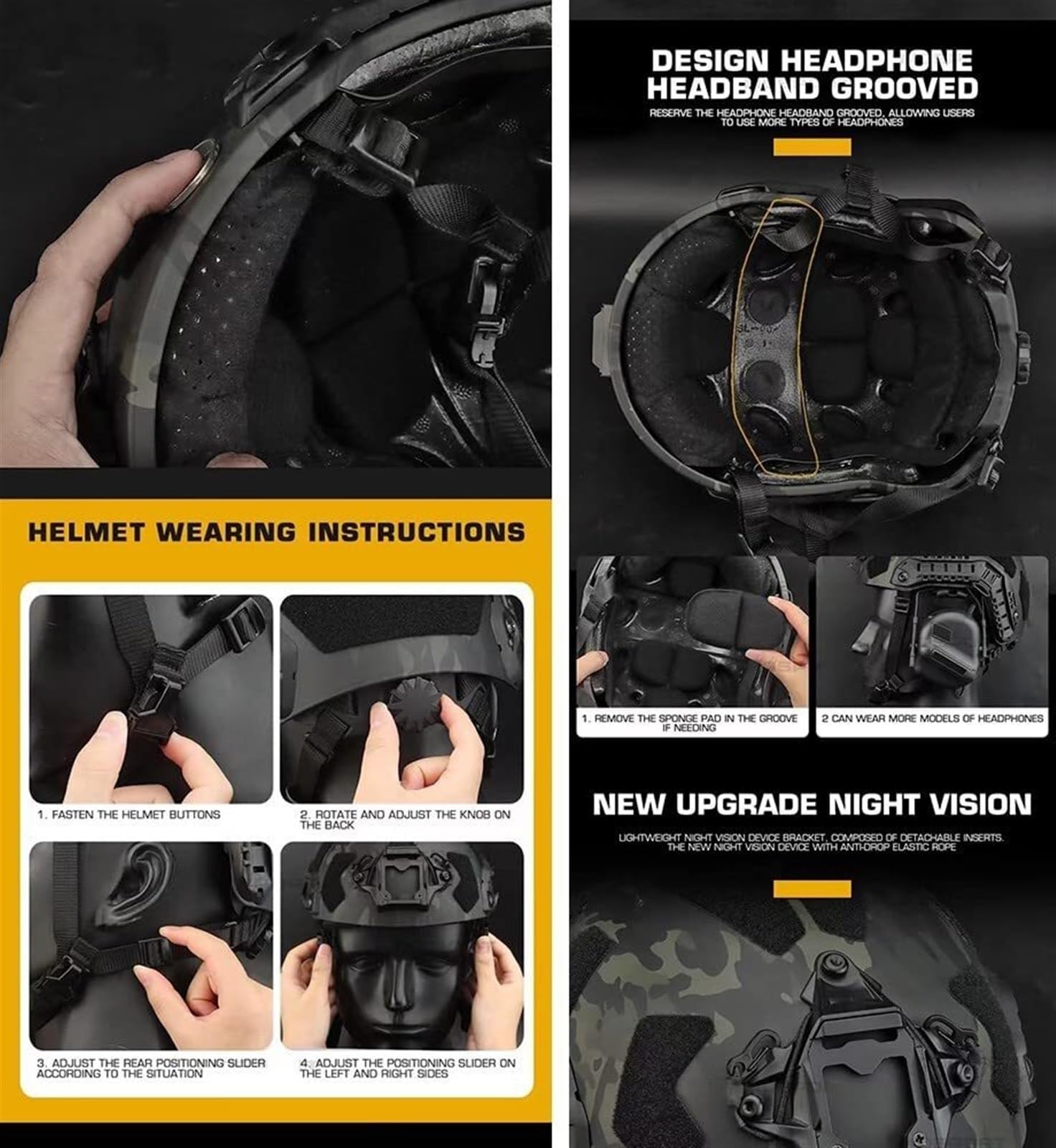 Set de Casco Airsoft con Auric - Outdoor Hunting Movies reseña y precio