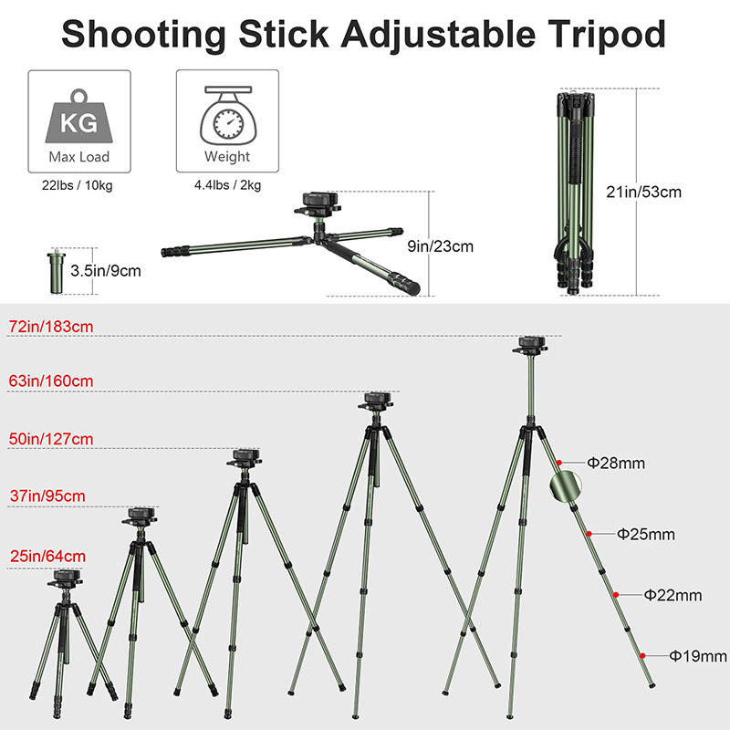 Trípode Profesional para Caza  - Outdoor Hunting Video Camera reseña y precio