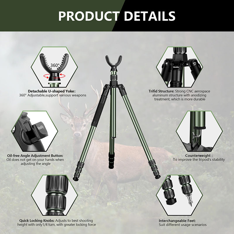 Trípode Profesional para Caza  - Outdoor Hunting Video Camera reseña y precio