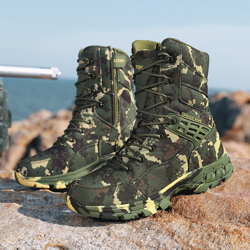 Botas de exterior de alta cali - Outdoor Hunting Boots For Men reseña y precio