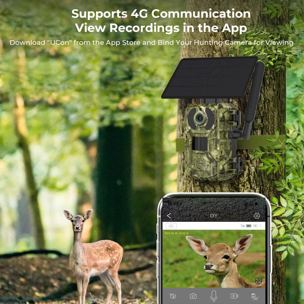 Cámara de Caza Celular 4G para - Outdoor Hunting Video Camera reseña y precio
