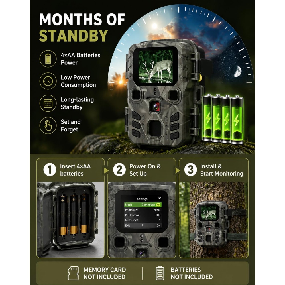 Minicámara con Visión Nocturna - Outdoor Hunting Video Camera reseña y precio