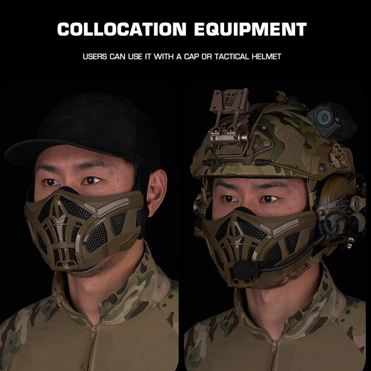 Máscara Táctica de Airsoft, Pr - Outdoor Hunting Movies reseña y precio