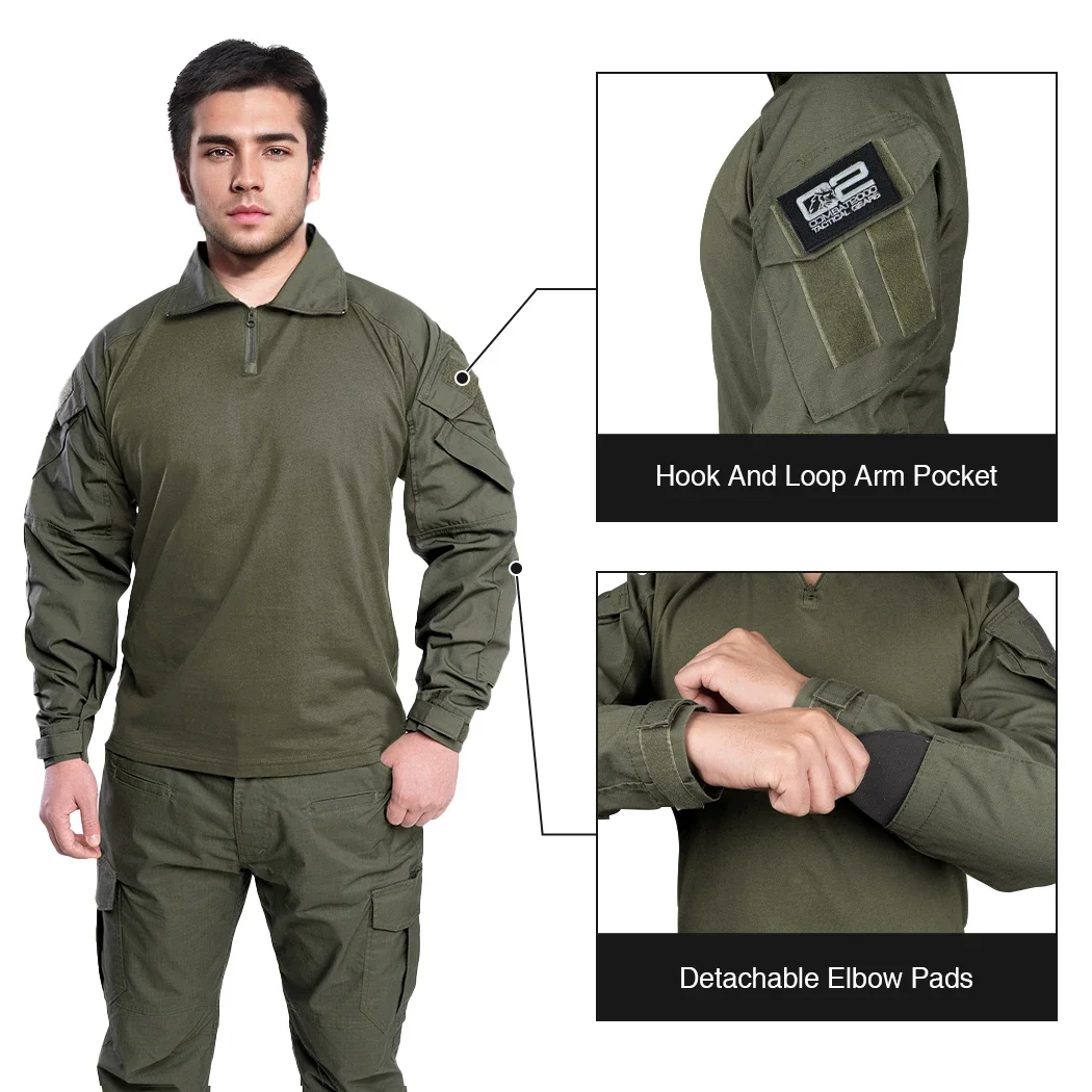 Camisas tácticas G3, camisas d - Outdoor Hunting T Shirts reseña y precio